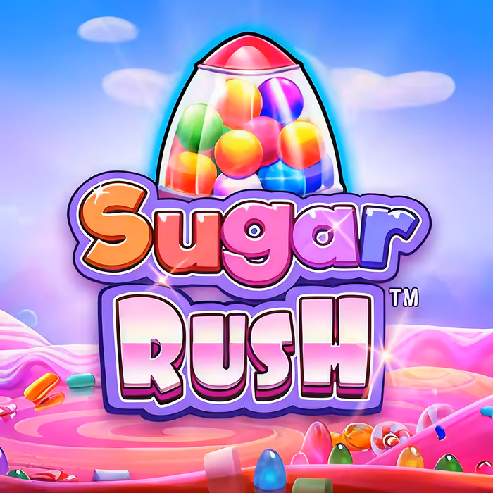 Sugar Rush bunter Süßigkeiten-Slot mit Cluster-Pays-Mechanik und progressiven Multiplikatoren